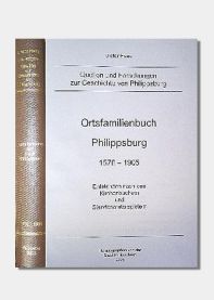 Einband Ortsfamilienbuch der Stadt Philippsburg