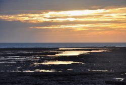 Strand bei Sonnenuntergang