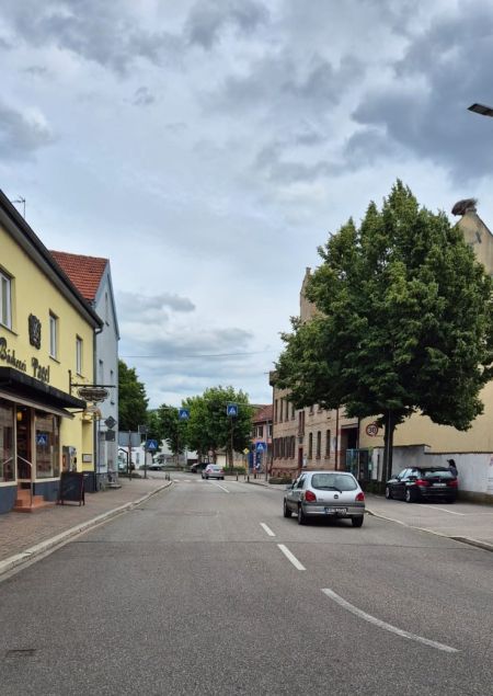 Ortsmitte von Rheinsheim