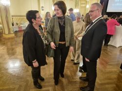 Bürgermeister Martus im Gespräch