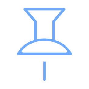 Stecknadel-Symbol