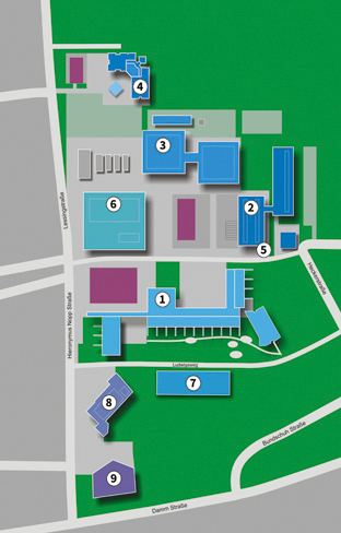Lageplan Campus Philippsburg