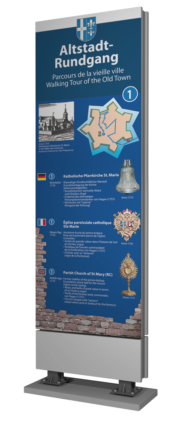Bild der ersten Tafel des Altstadtrundgangs