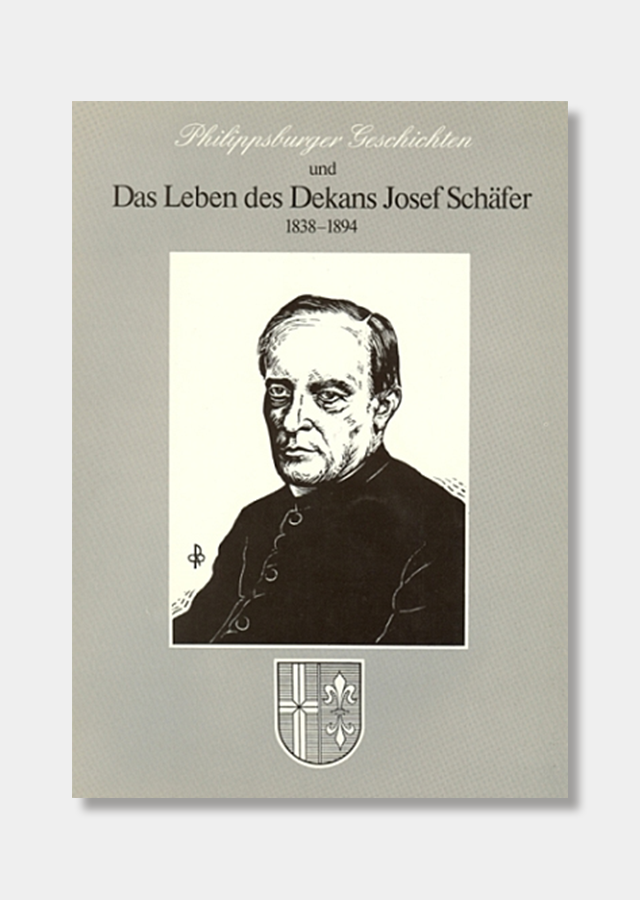 Einband "Dekan Josef Schäfer 1838 — 1894"